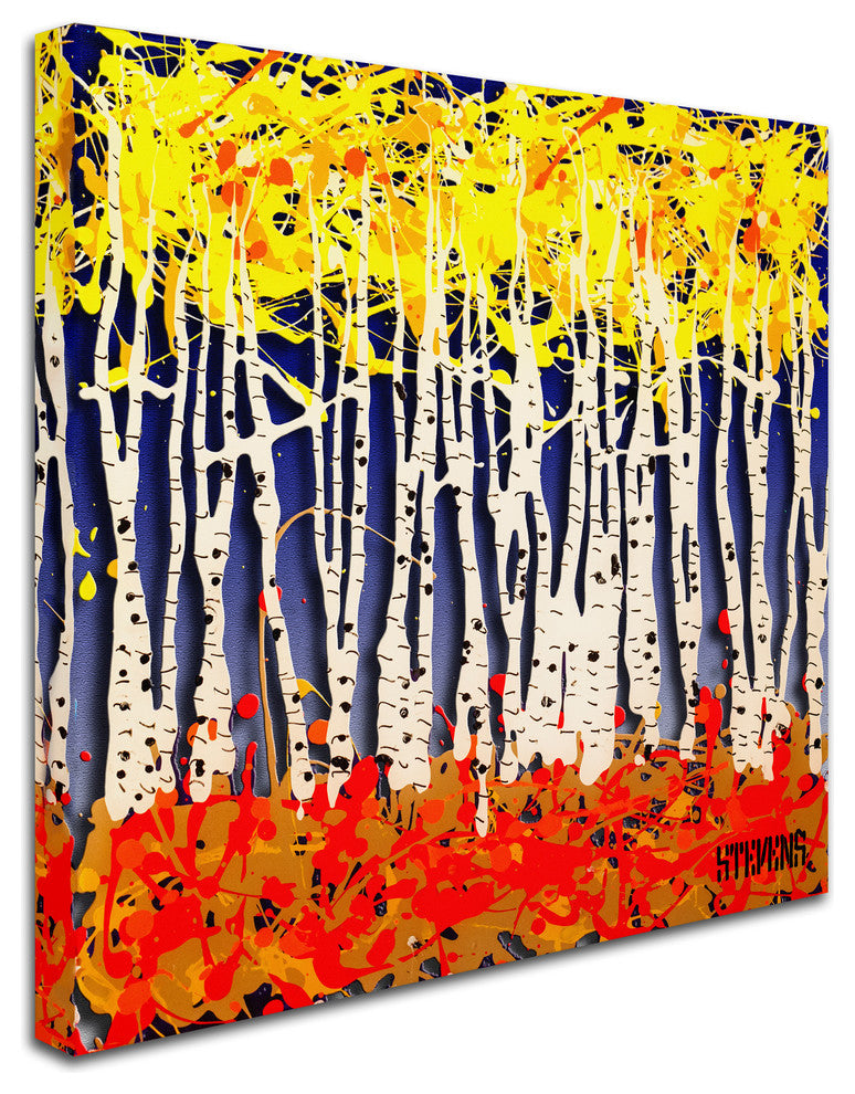 ''White Aspens'' Canvas Art by Roderick Stevens