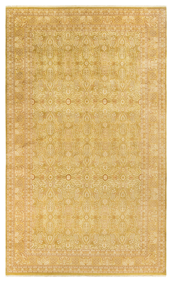 Mogul, One-of-a-Kind Hand-Knotted Area Rug Green, 9'2"x15'8"