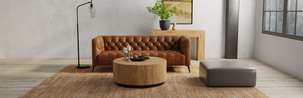 Braeside T8005 Transitional/Casual Area Rug, Orange/Gray, 8'x10'
