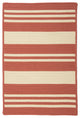 Colonial Mills Bayou Braided Rug, Terracotta, 2x4