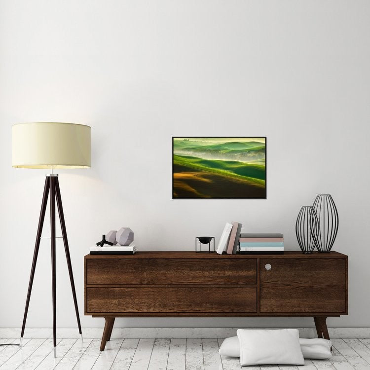 "Freedom" Framed Canvas Giclee by Krzysztof Browko, 31x20"