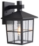 Kenroy 93279BL 1-Light Lantern, Greene Collection, Black Finish