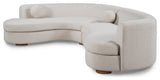 Concord Upholstered Fabric Sectional Sofa