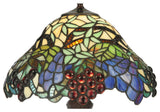 18.5H Spiral Grape Accent Lamp