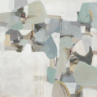 Glacier - 54 x 54 by Terri Burris