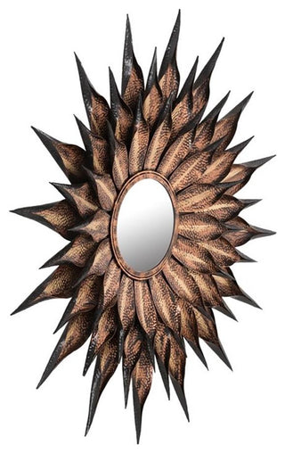 TOV Furniture Sunflower Antique Wall Mirror