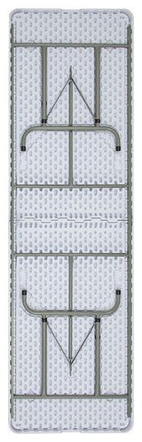 30''W x 72''L Granite White Plastic Folding Table