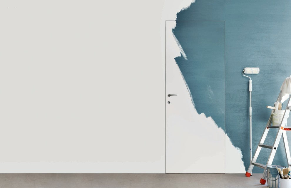 Panel Modern Door Slab 18 x 80 | Planum 0010 White Paintable Primed