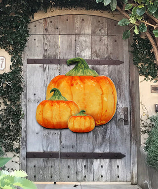 Stacking Pumpkins Door Hanger
