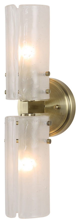 Uttermost 22588 Mistie 2 Light 17" Tall Wall Sconce - Brass