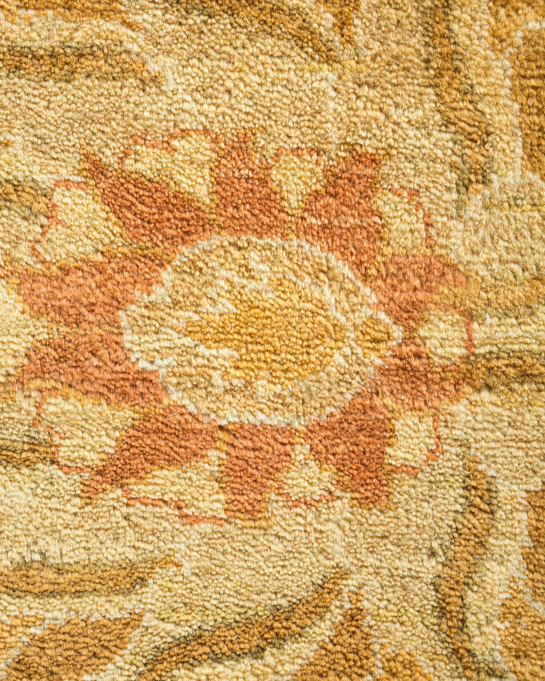 Mogul, One-of-a-Kind Hand-Knotted Area Rug Green, 12'6"x20'1"