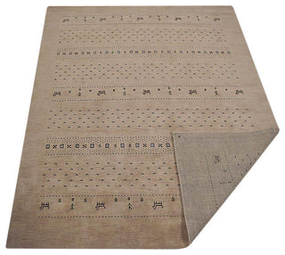 HAND KNOTTED LOOM WOOL ECO-FRIENDLY AREA RUGS - Rectangle, Beige, Contemporary