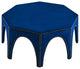 Victory Performance Velvet Ottoman, Navy