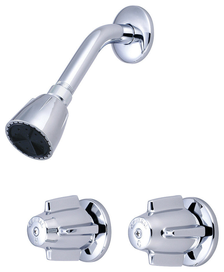 Central Brass Two Handle Shower Set