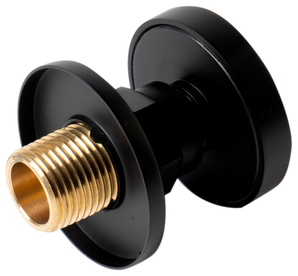 ALFI brand AB3830-BM Black Matte 2" Round Adjustable Shower Body Spray