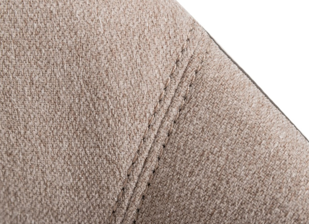 Modrest Megan Modern Beige and Gray Dining Chair