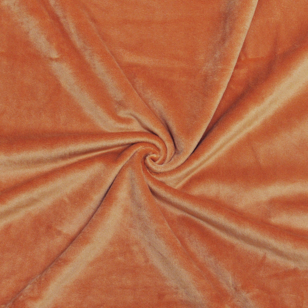Supersoft Throw Pillow Cover 4 Piece Set, Burnt Orange