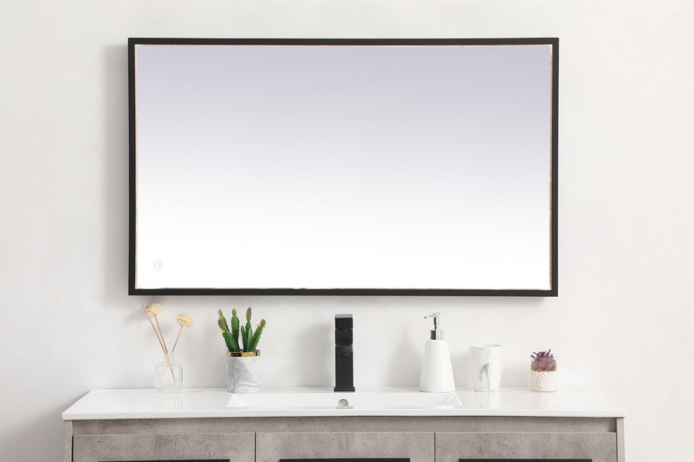 Modern Black Led Mirror