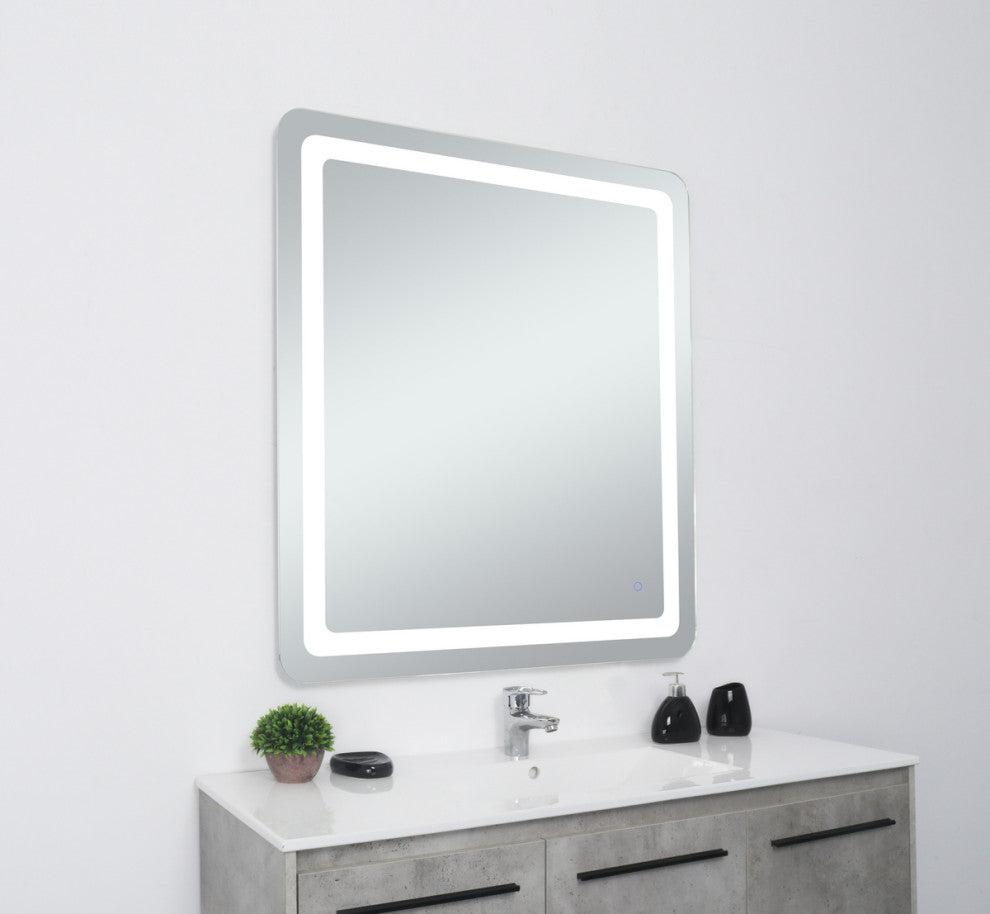 Elegant Decor Genesis 36In X 40In Soft Edge Led Mirror