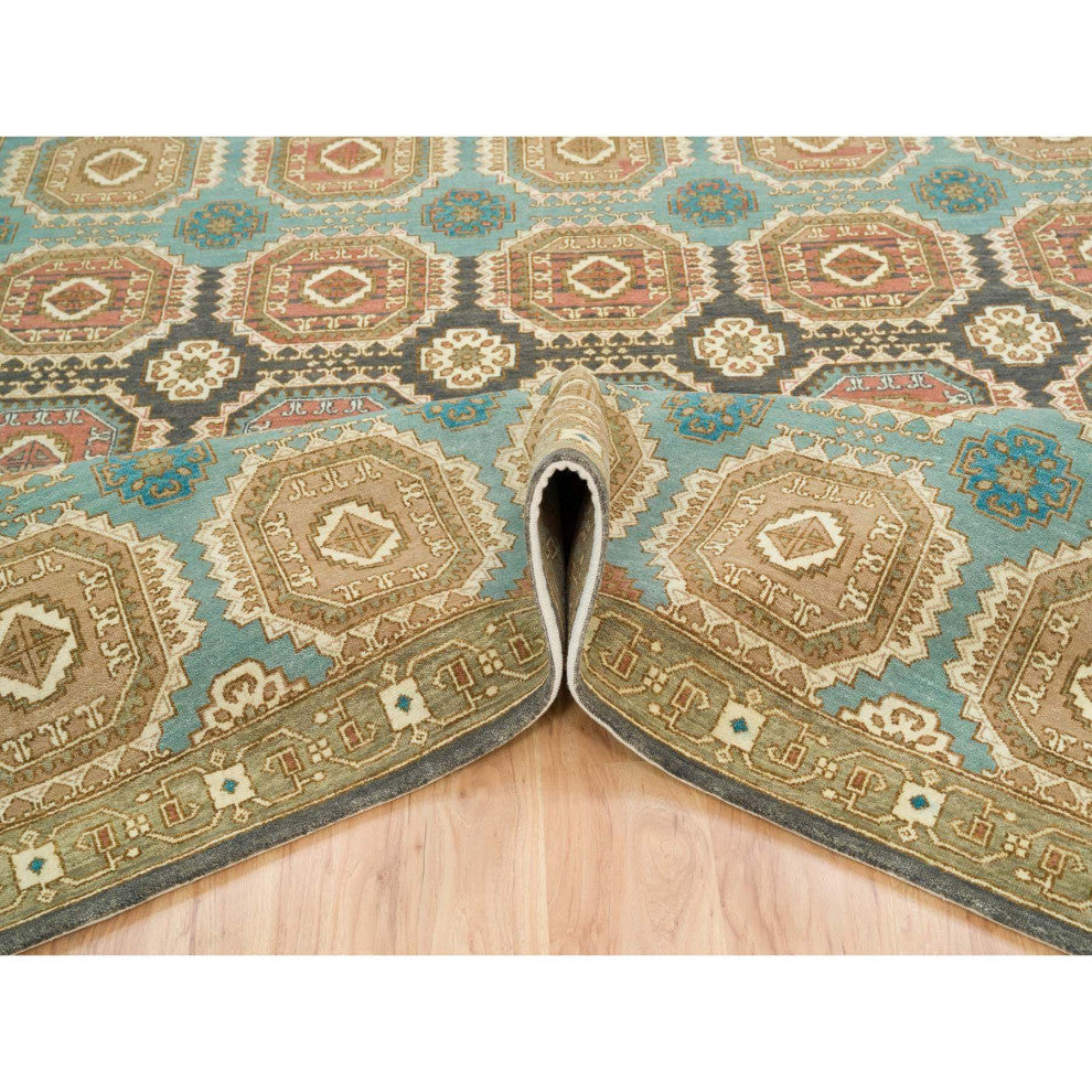 Hand Knotted, Natural Dyes, Soft and lush pile Oriental Rug, 8'3"x10'