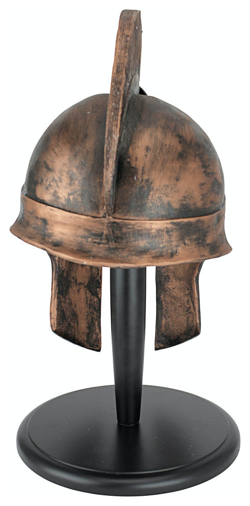 Greek Spartan Helmet Sculpture