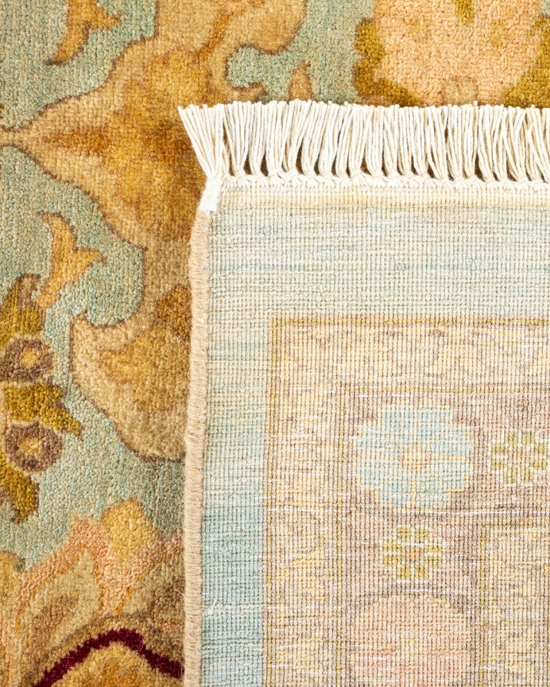Mogul, One-of-a-Kind Hand-Knotted Area Rug Light Blue, 8' 2" x 10' 1"