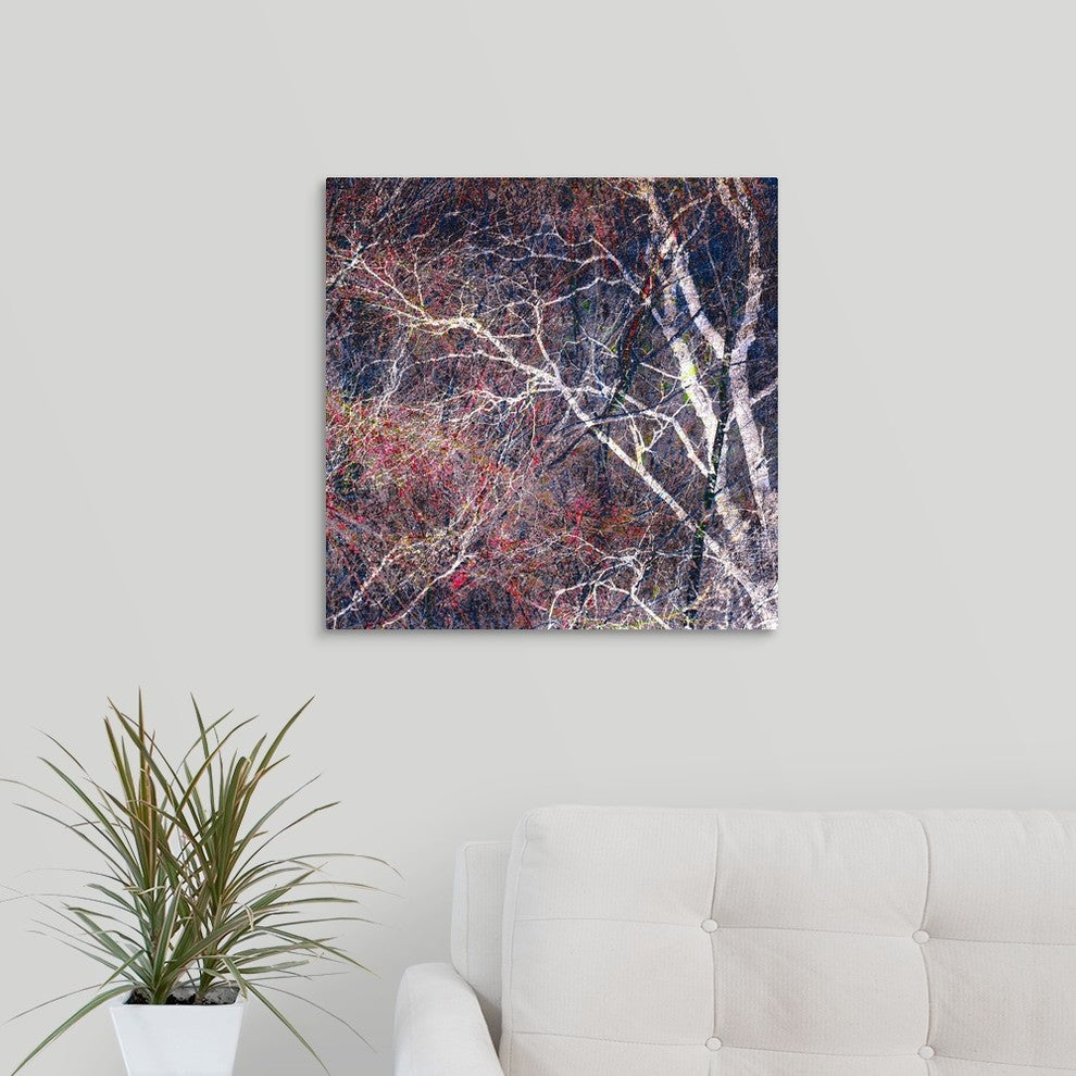 "Tracery I" Wrapped Canvas Art Print, 20"x20"x1.5"