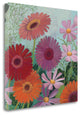 "Cosmos And Gerberas II" By Kathrine Lovell, Giclee Print on Gallery Wrap Canvas