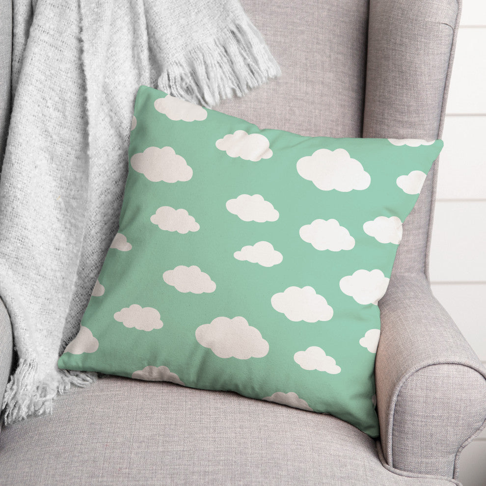Cloud Pattern 4 16x16 Indoor / Outdoor Pillow