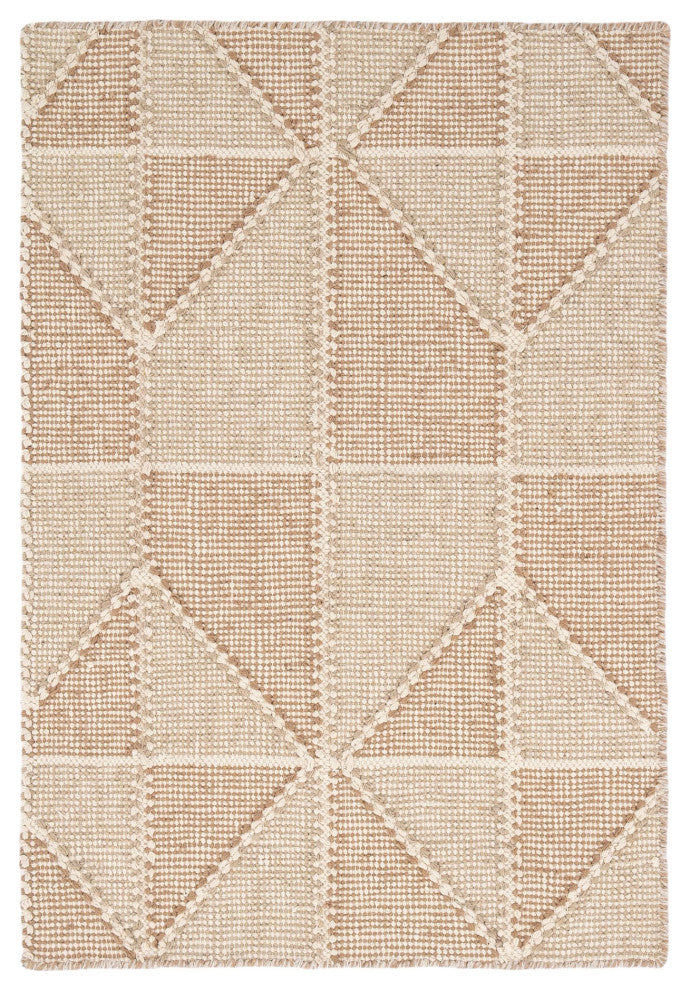 Mark D. Sikes x Dash & Albert Ojai Wheat Hand Knotted Cotton Rug, Grey, 5' x 8'