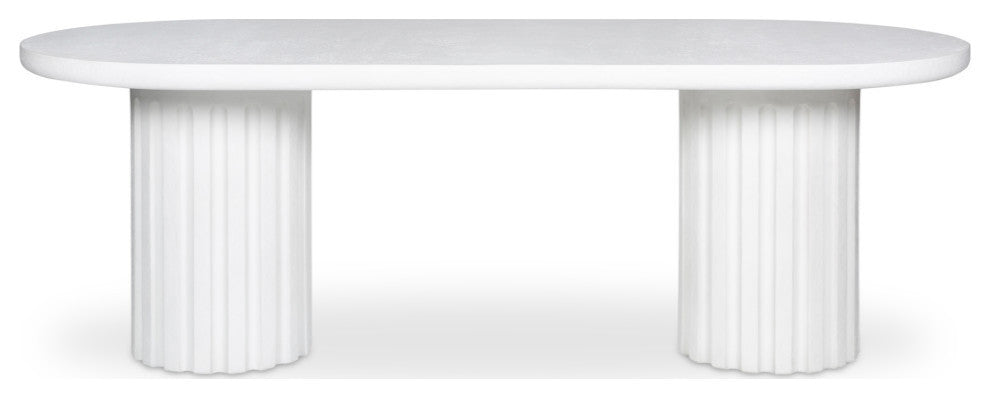 Eris Outdoor Dining Table White