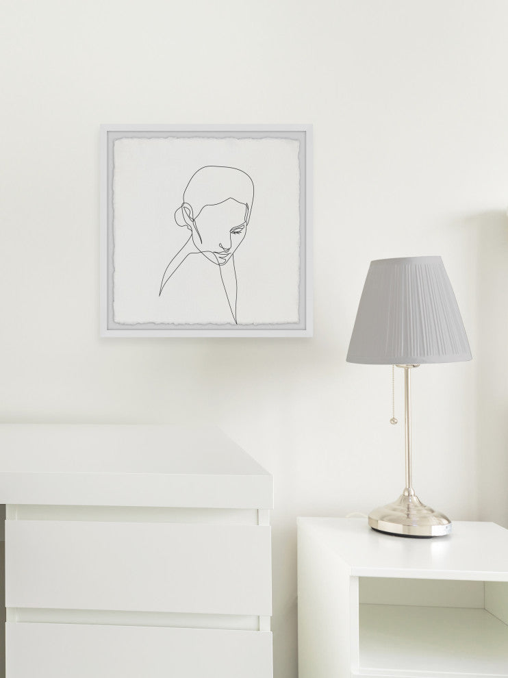 "Hang Tough" Framed Painting Print, 12x12