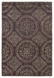 Satara Contemporary Area Rug, Brown and Green