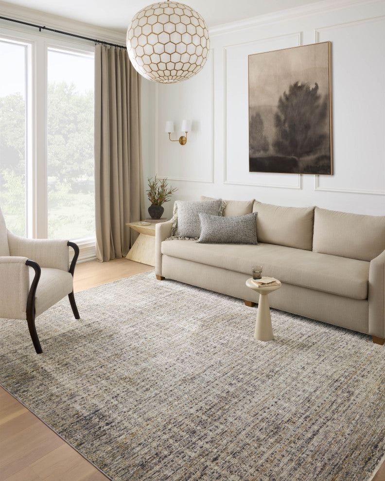 Loloi Soho Charcoal/Multi 3'6"x5'6" Accent Rug