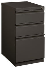Hirsh (Set of 12) 20" Deep 3 Drawer Metal Mobile File Cabinet in Charcoal