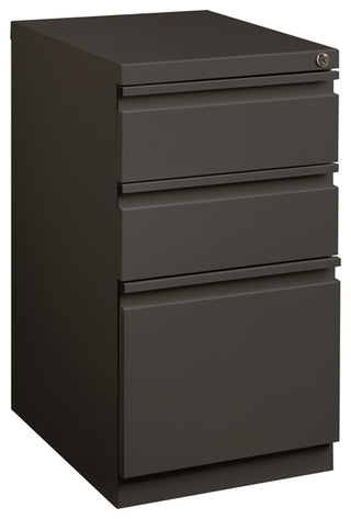 Hirsh (Set of 12) 20" Deep 3 Drawer Metal Mobile File Cabinet in Charcoal