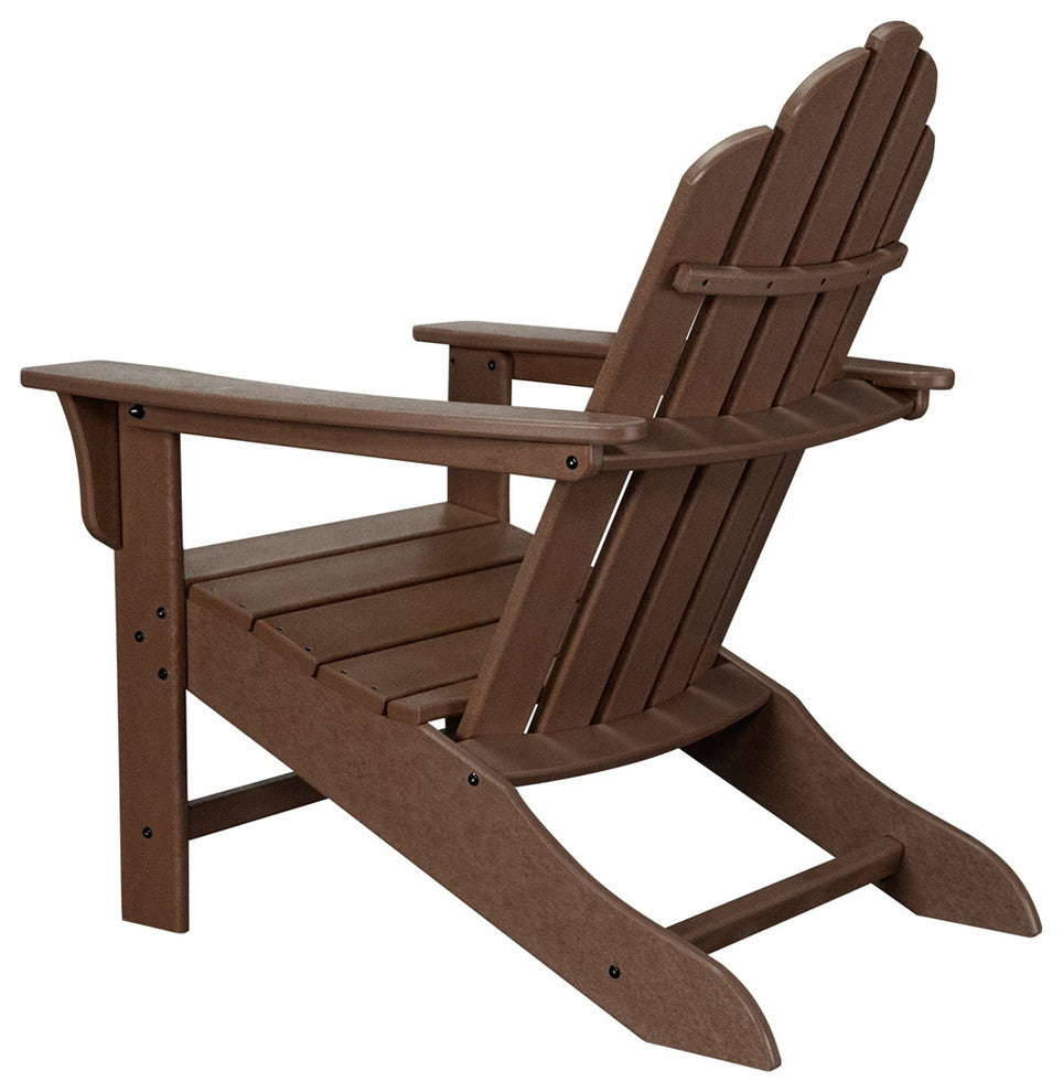 All-Weather Contoured Adirondack Chair, Mahogany
