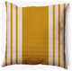 18" x 18" Stripe Indoor/Outdoor Polyester Throw Pillow, Autumn Gold