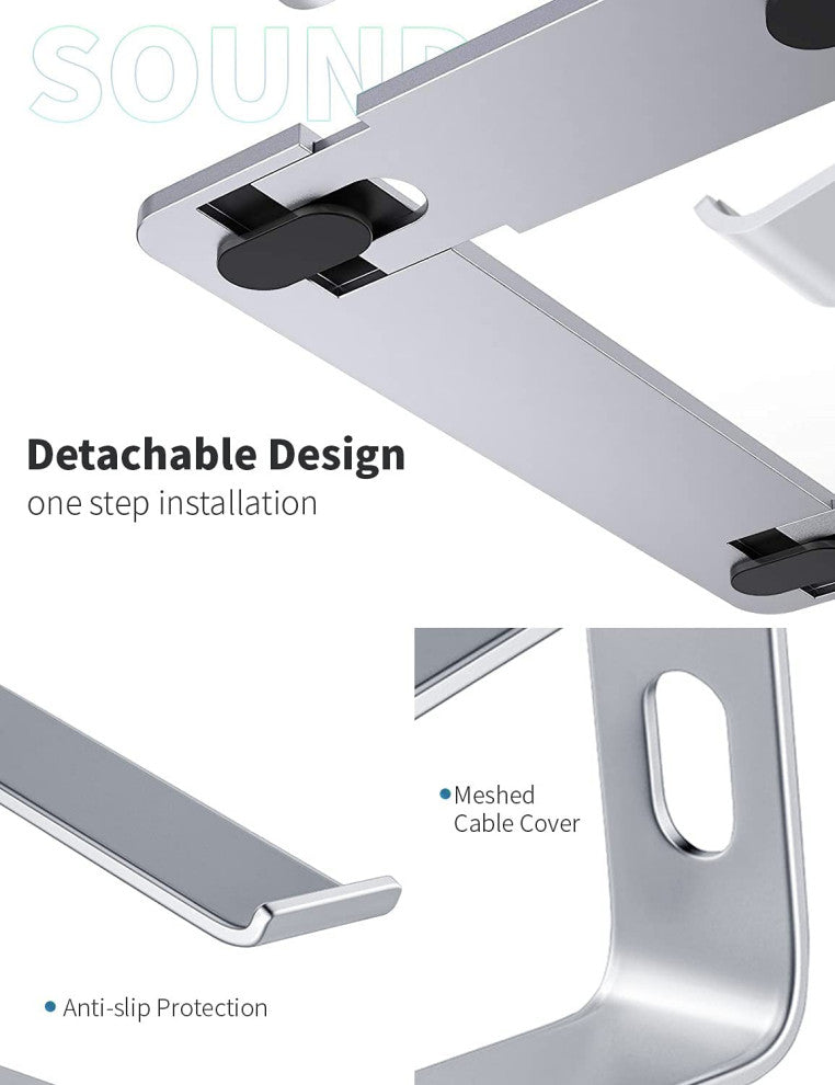Laptop Stand, Laptops Elevator for Desk, for 10 to 15.6 Inches Notebook