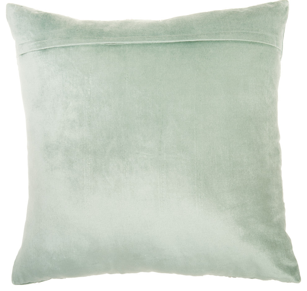 Mina Victory AZ217 Throw Pillow, Celadon, 20"x20"