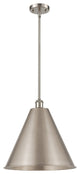 Ballston Cone Pendant, Brushed Satin Nickel, LED
