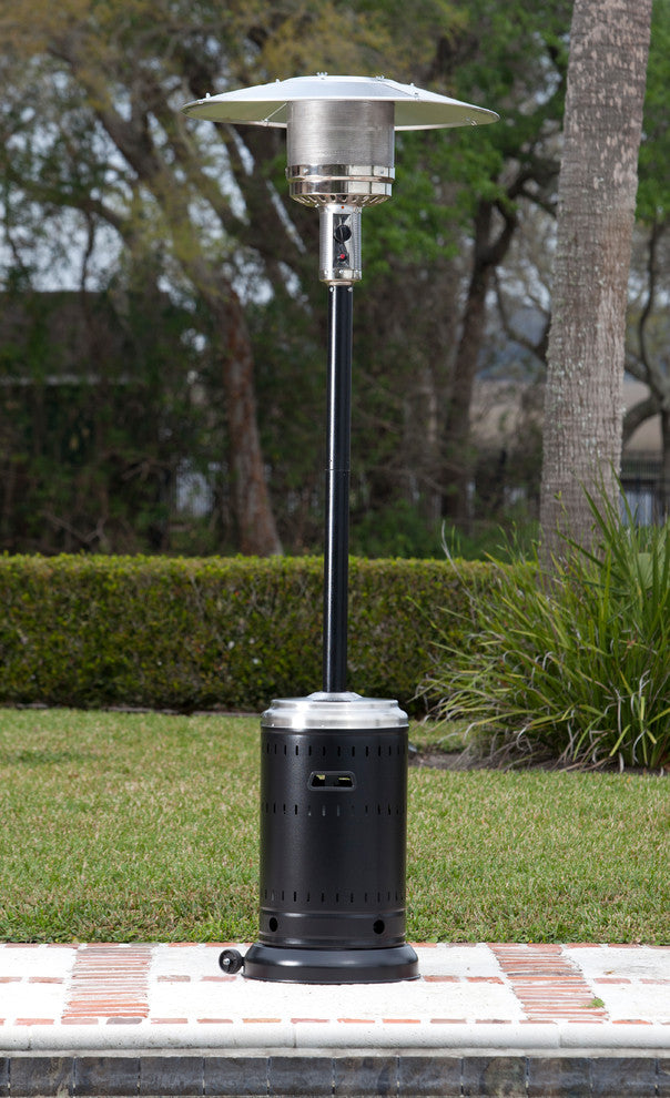 Commerical Patio Heater, Stainless Steel, Onyx and Stainless Steel Finish