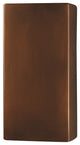 Ambiance Large Rectangle, Outdoor Wall Sconce, Copper