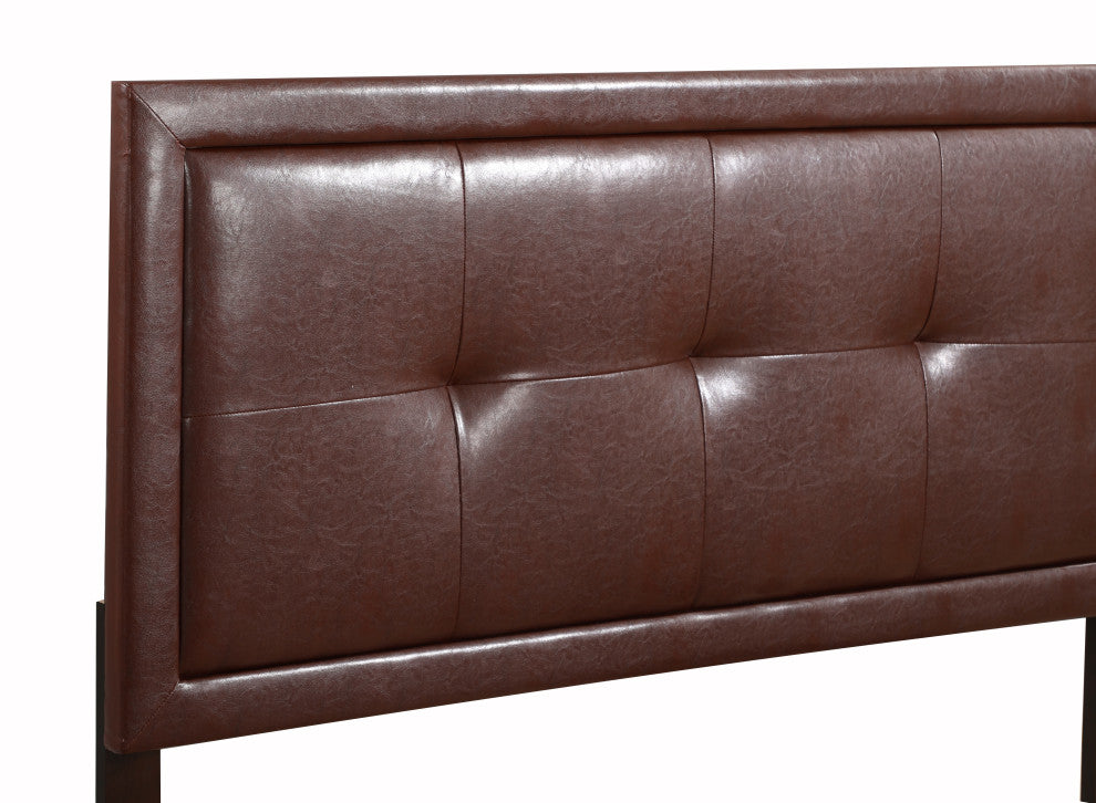 Bed, Brown, Full, Queen