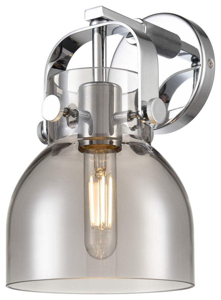 Pilaster Ii Bell 1 6.5" Sconce Polished Chrome
