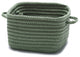 Colonial Mills Basket Simply Home Shelf Storage Moss Green Square