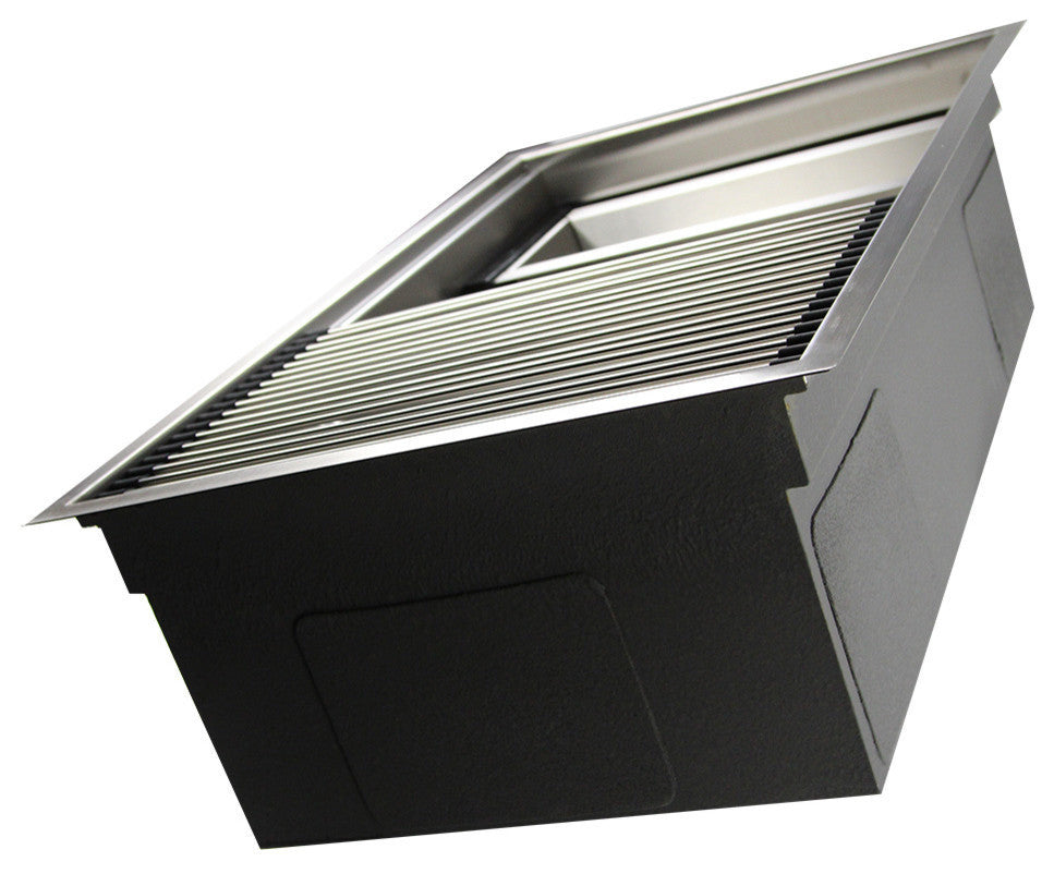 Nantucket Sinks 32'' Pro Series Large Prep Station Single Bowl