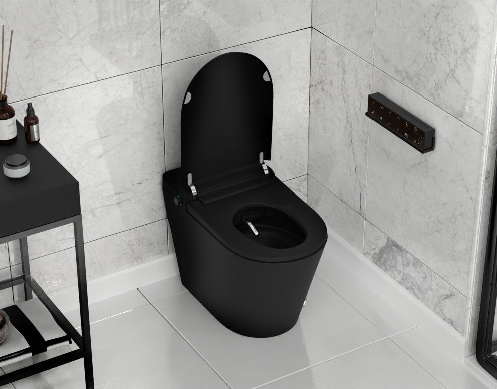ENVO Echo Wifi Elongated Smart Toilet Bidet, Matte Black