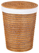 Cambria Rattan Laundry Hamper With Liner, Honey Brown