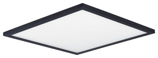 Maxim 58738 Wafer 15"W Square LED Panel - 3000K - 3000 Lumens - White / Black